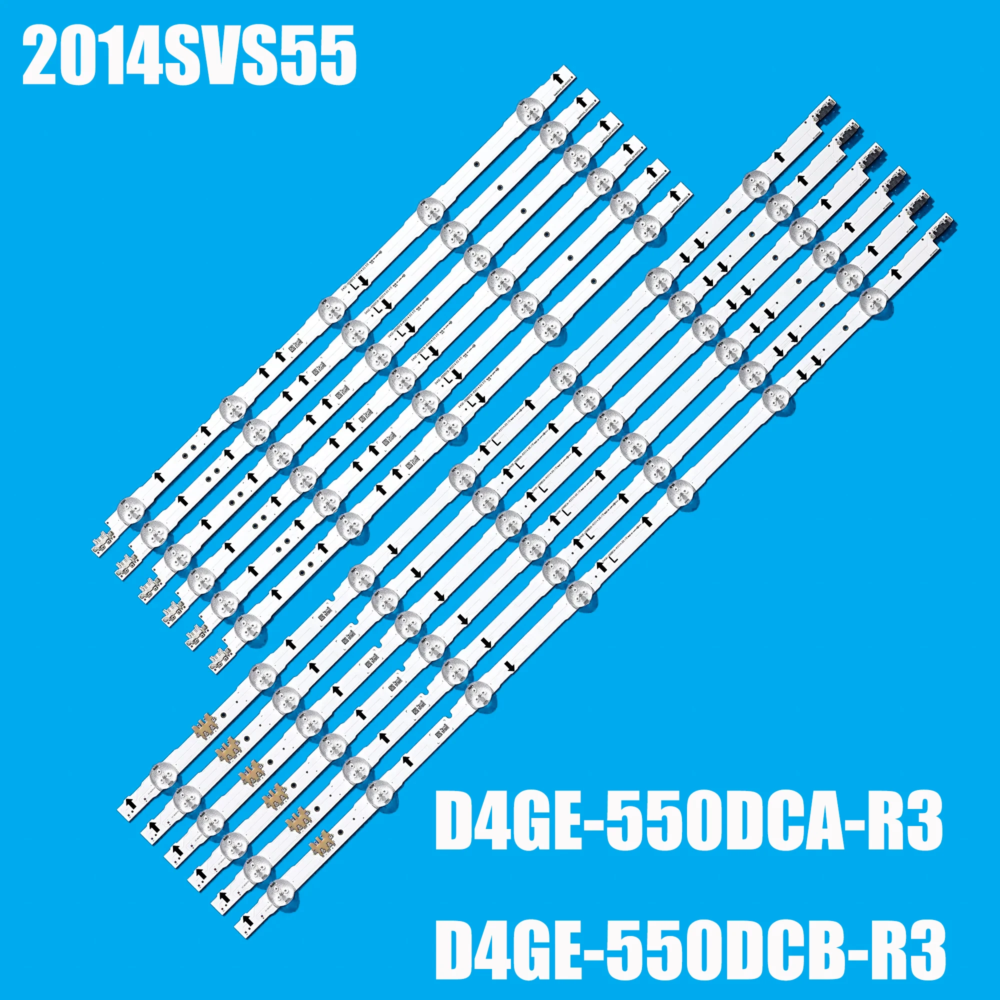 

100%NEW LED strip For BN96-30431A BN96-30432A D4GE-550DCA-R3 D4GE-550DCB-R3 2014SVS55 UE55H5500 UE55J5670 BN96-30429A UA55J5088A