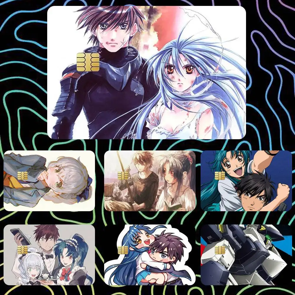 

Full Metal Panic Anime Sticker Film Tape Skin for Credit Card Debit Card Waterproof Stickers