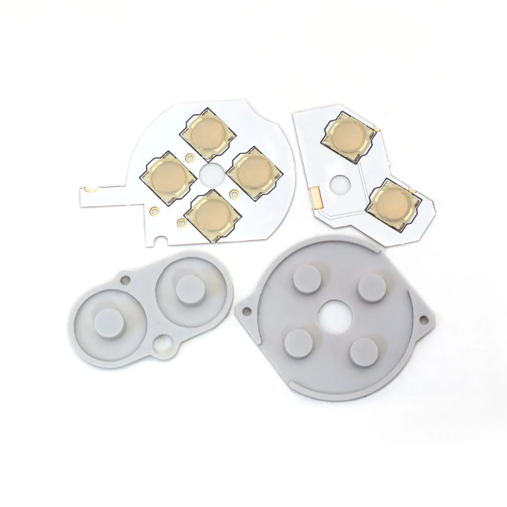 For GBC Clicky Tactile Button Kit Mod Switches & Membranes  for Gameboy color Console Motherboard Buttons conductive Pads view 4