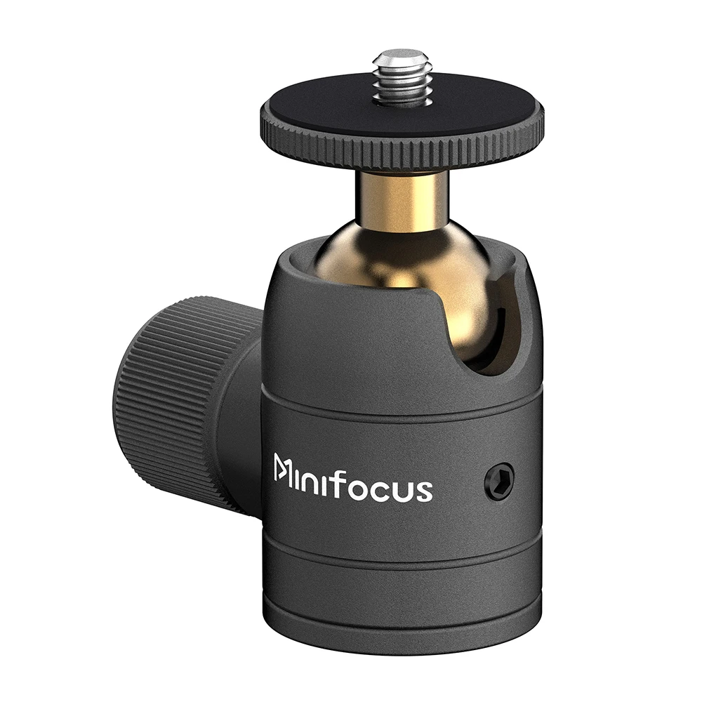 

Mini Ball Head 1/4 inch Screw 360 Degree Rotatable Tripod Head for LED Light Tripod Monopod Slider Digital Camera Compact DSLR
