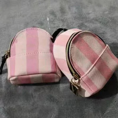 

Luxury Fashion Girl Gift 2024 Fashion Brand Purse for Women Card Holder Striped Color Purse for Women Mini Clutch Bag