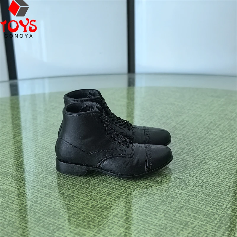 Bottes en caoutchouc à échelle 1/6, chaussures solides, modèle adapté au corps de figurine de soldat masculin de 12 pouces avec pieds détachables, poupées
