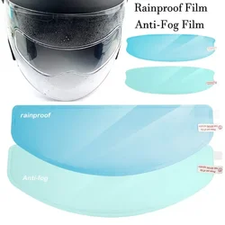 Motorcycle Helmet Lens Anti-fog Film Universal Electric Vehicle Helmet Transparent Anti-rain Film Lens Nano Coating Sticker Film