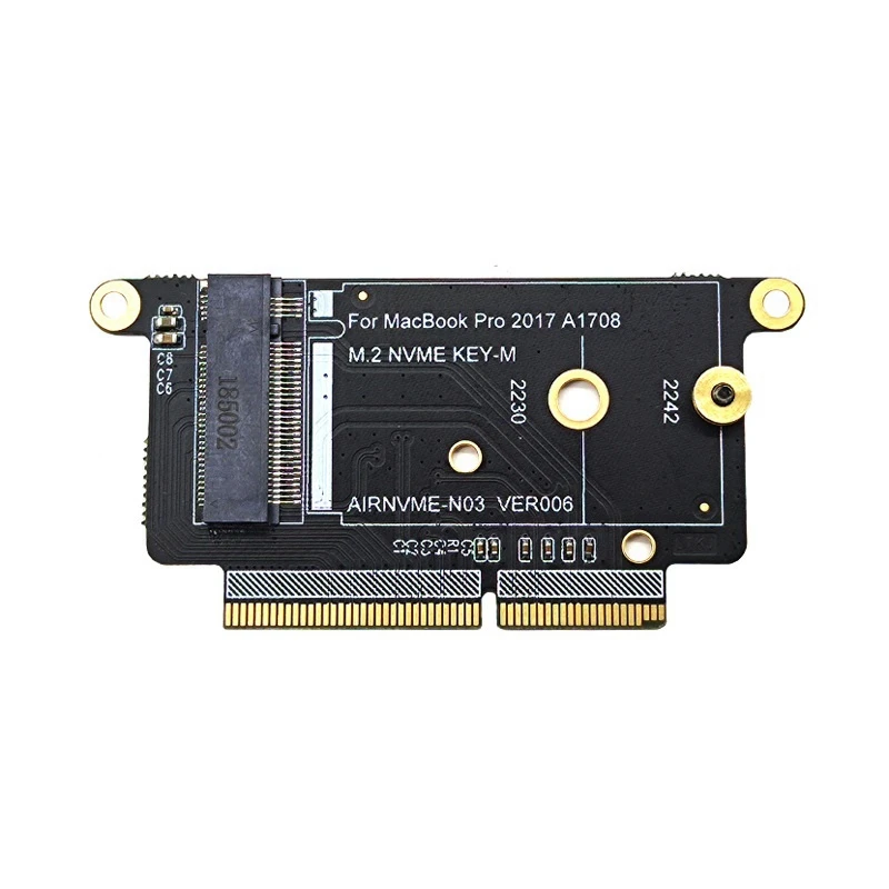 A1708 M.2 SSD Adapter Nvme PCI Express PCIE To NGFF M2 SSD Adapter Card For  Pro Retina 13Inch A1708 2016 2017