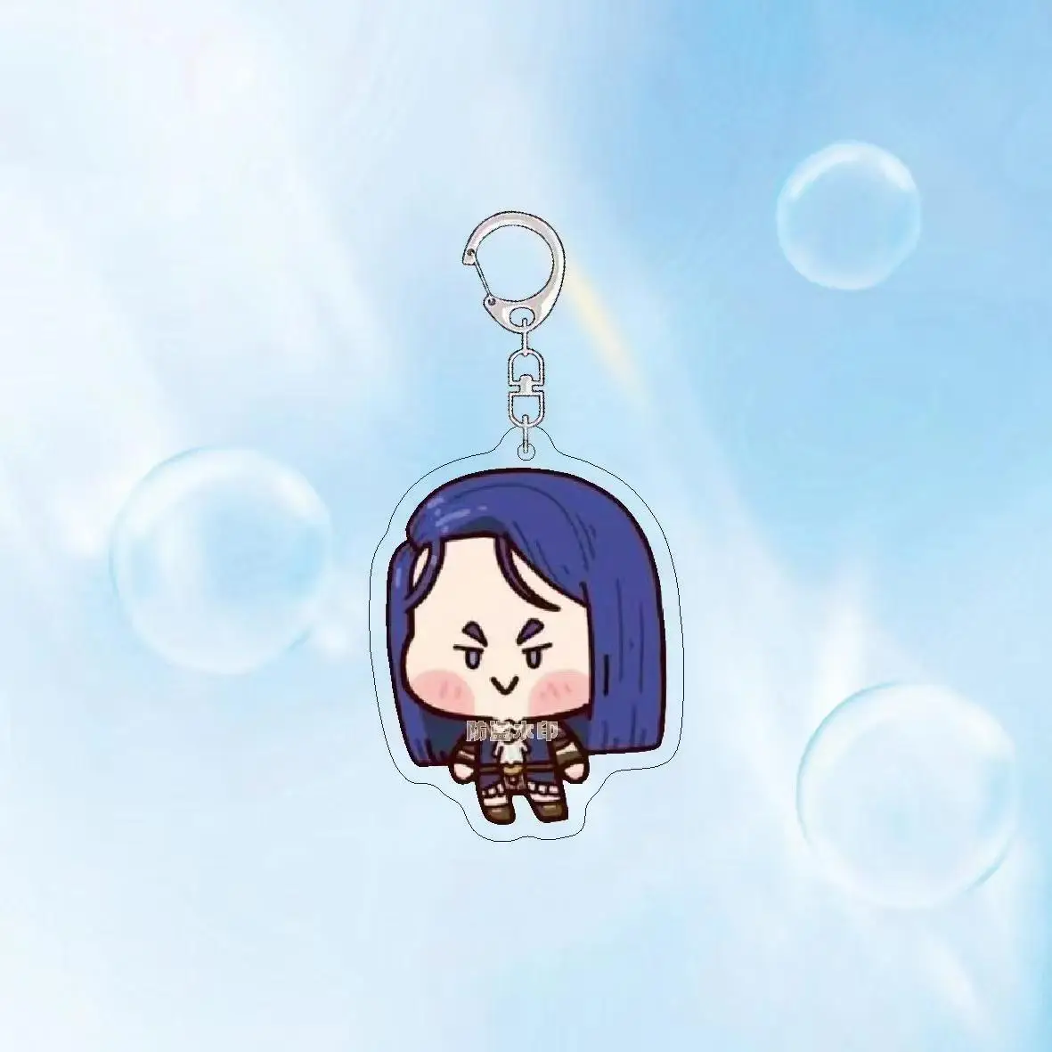 Acrylic Arcane Jinx Vi Caitlyn Ekko Viktor Mobile Phone Charms Arcane Cute Pendant Phone Chain Key Ring Keychain Fans Gifts