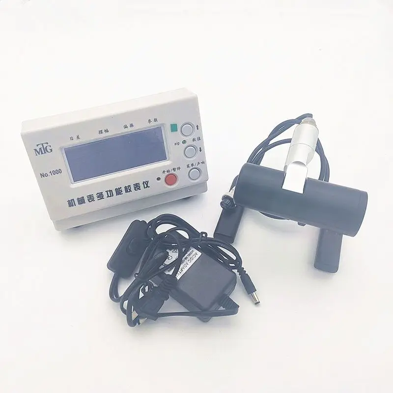 Herramientas de Reparación de Relojes, Instrumento de Calibración de Relojes Mecánicos Multifuncional, Instrumento de Calibración Mtg-1000, Equipo de Mantenimiento de Relojes