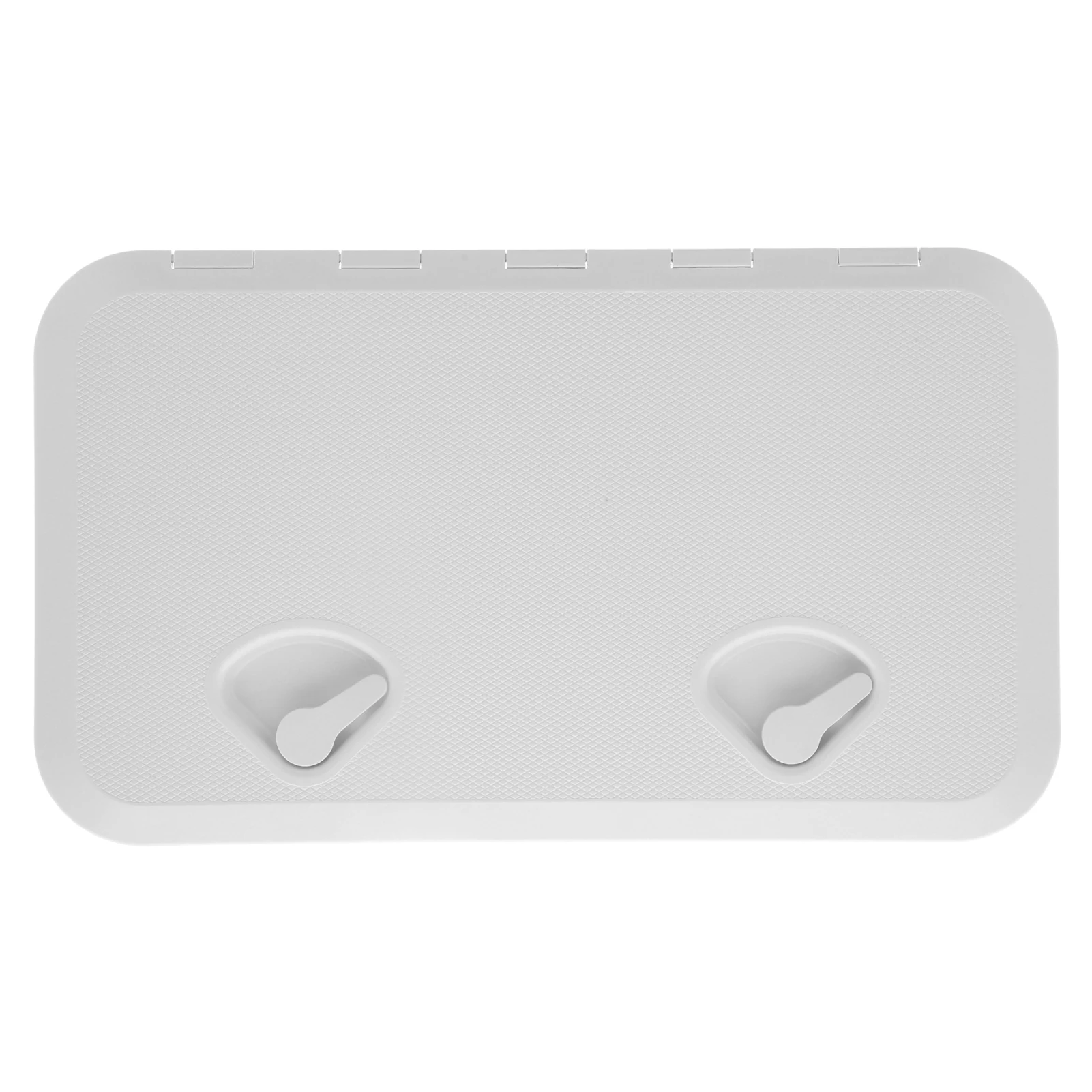 Boat Accessories ABS Deck Access Hatch Cover For Marine 180° Hinged Lid Fully Covers UV resistance Anti‑aging  606 x 353mm