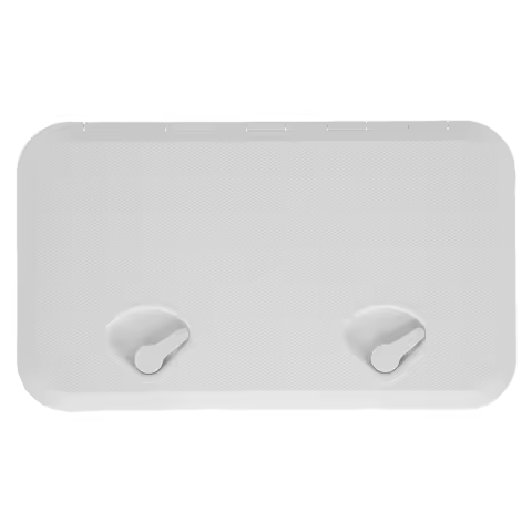 Boat Accessories ABS Deck Access Hatch Cover For Marine 180° Hinged Lid Fully Covers UV resistance Anti‑aging 606 x 353mm