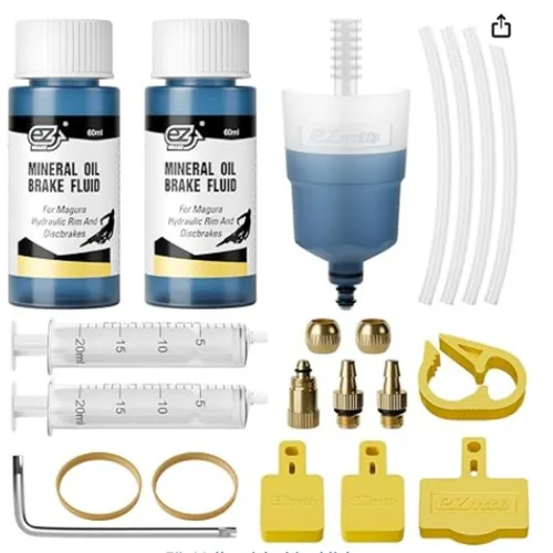 Kit de aceite de freno de disco para lubricante hidráulico Magura, Kit de purga de freno de disco hidráulico, piezas de repuesto para bicicleta de montaña