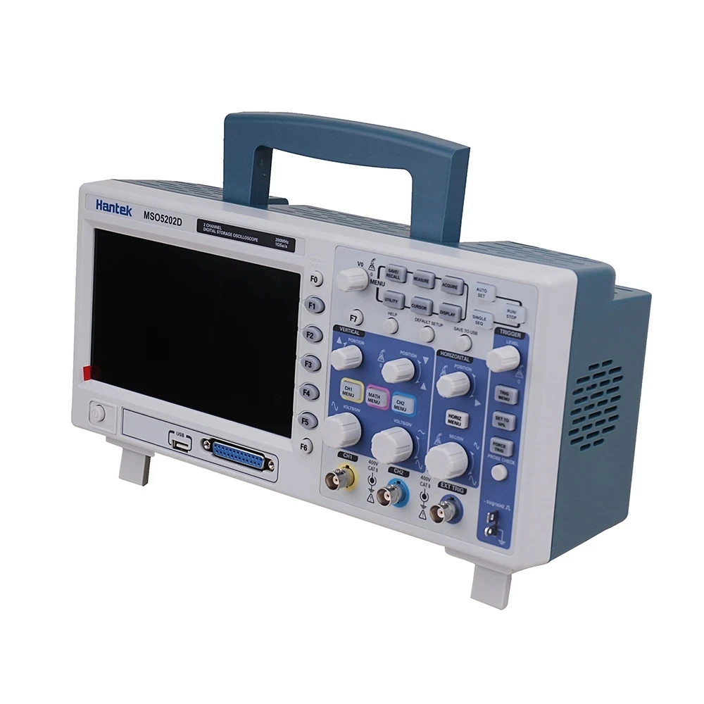 Hantek MSO5202D 200MHz 2 in 1 Digital Oscilloscope 2 Channels 1GSa/s + Analyzer 16 Logical Channels