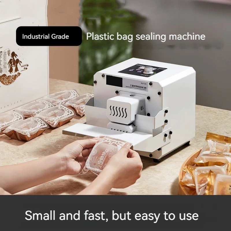 

110V/220V Portable Bag Sealer Roller Sealing Machine Aluminum Foil Composite Plastic Film PE Coated Paper Food Packaging