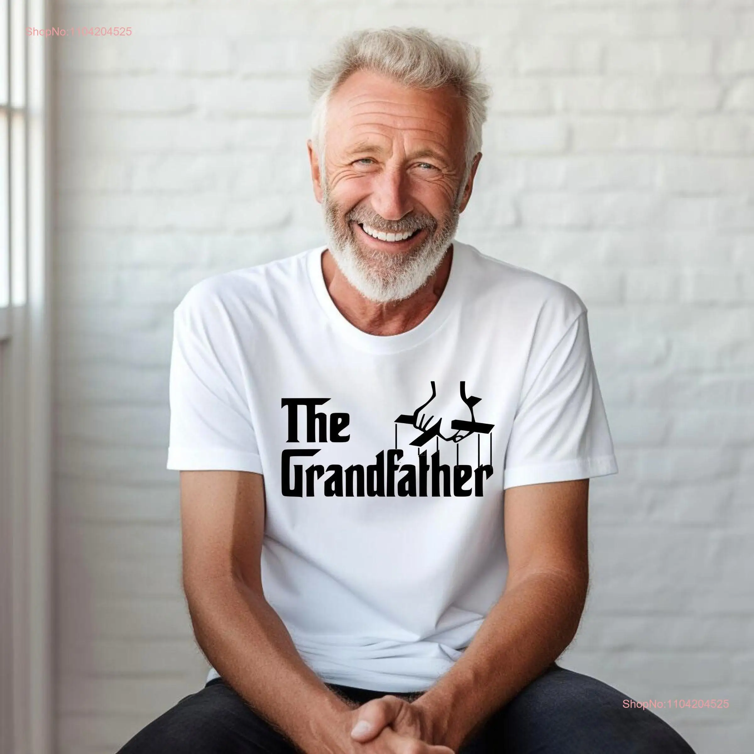 The Grandfather T Shirt Happy father's day For Friend dad Best Reel Cool Grandpas long or short sleeves