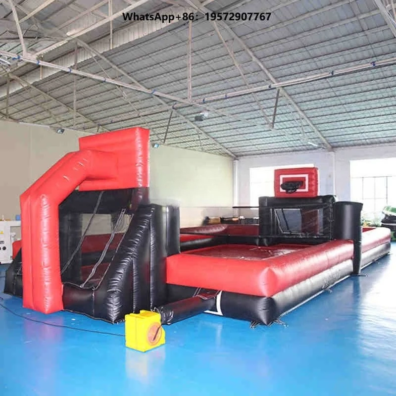 Interactive Outdoor Inflatable Soccer Field for Children and Adults Indoor Playground