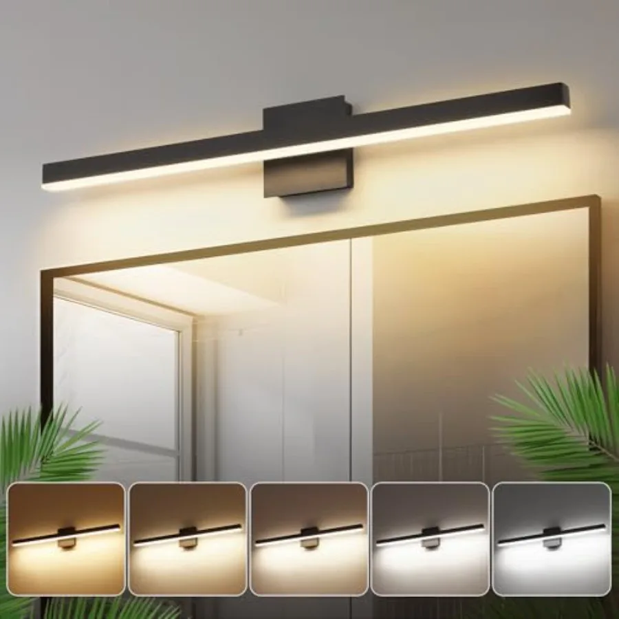 

Bathroom Light Fixture Over Mirror 5CCT Dimmable Vanity Lights Bar for Bathroom Modern Bath Vanity Light Led Bath Lamp ETL Cert