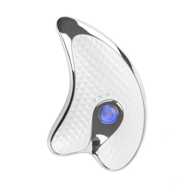 Smart Library Electric Guasha V Facial Face Massage Scraping Galvanic Facial Beauty Care Scraping Gua Sha Board Vibrating Massa