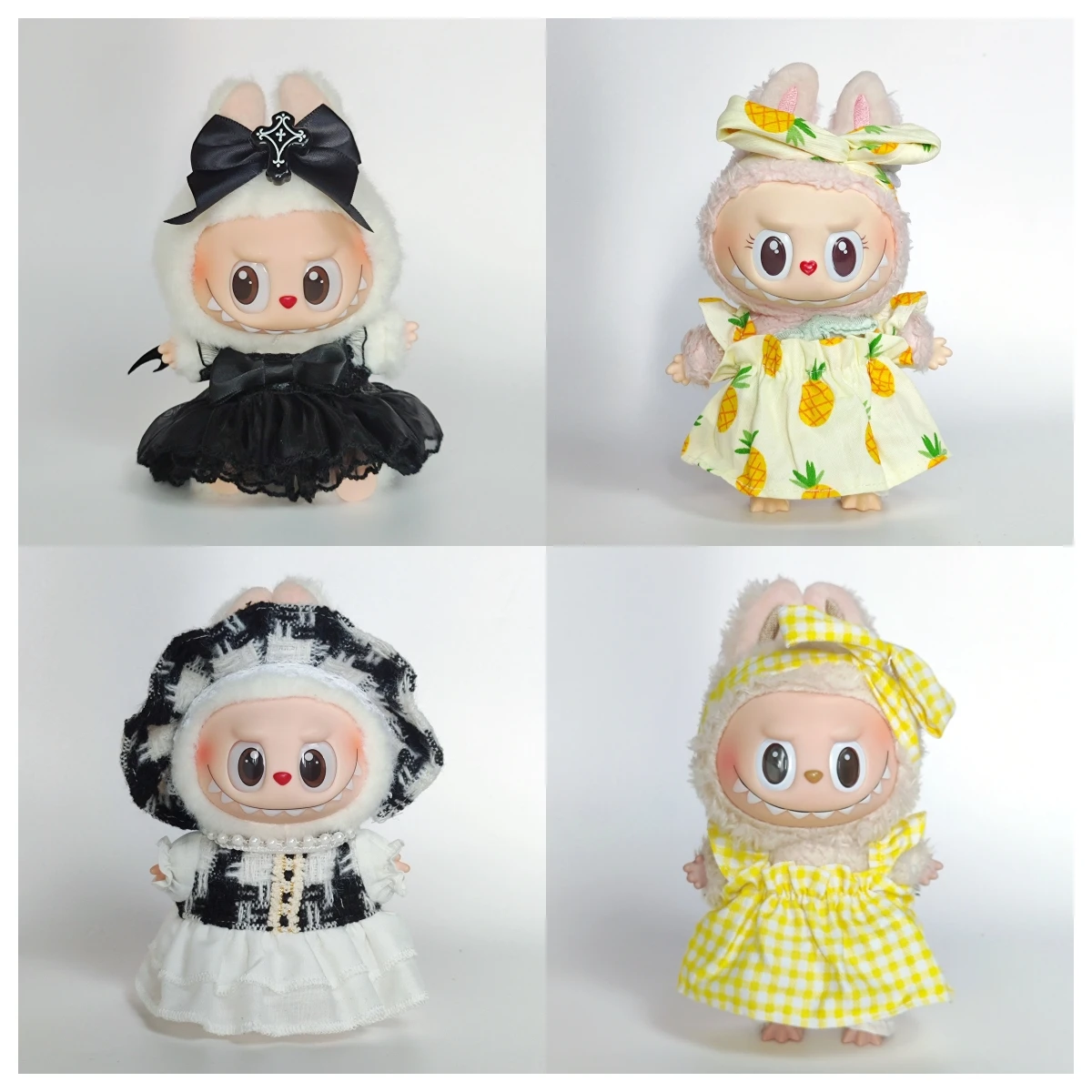 

Мини-кукла, мягкий вязаный свитер, костюм, кукла Kawaii, вязаный аксессуар, одежда, шапка с кроличьими ушками для коллекционера игрушек