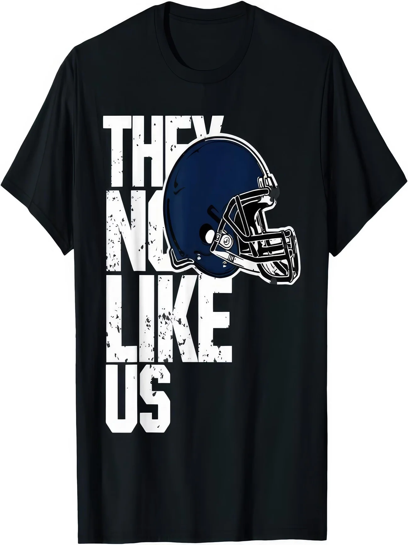 T-shirt avec casque de football « They Not Like Us »