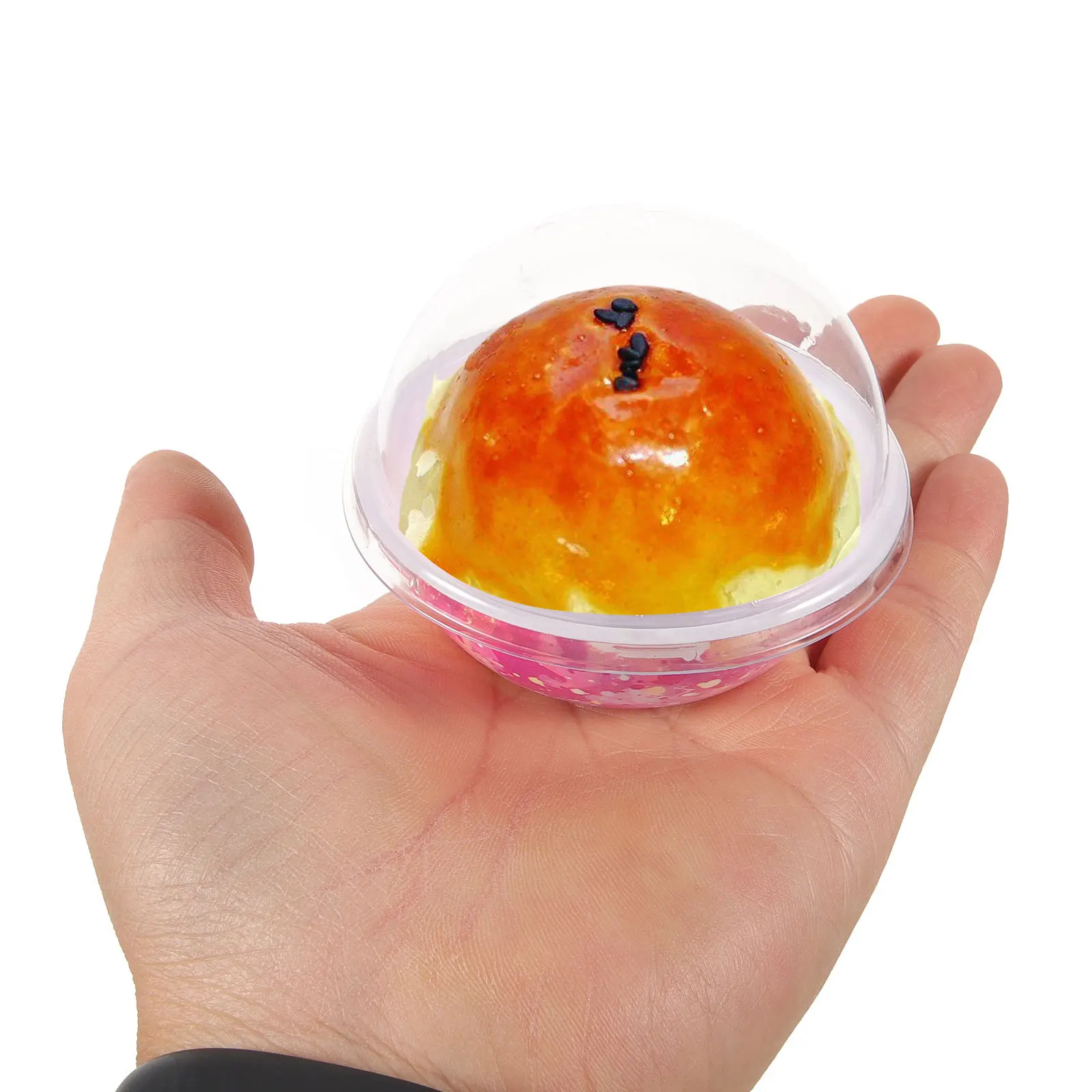 

50Pcs Dessert Packing Box Mini Cupcake Containers Lightweight Smooth Surface Multipurpose Mini Cupcake Box