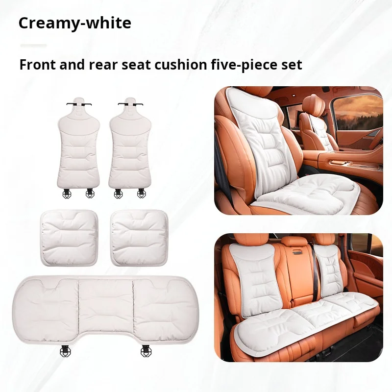 New Summer Car Slim Waist Leather Cushion Universal Rear OnePiece Breathable Perforated Single Cushion