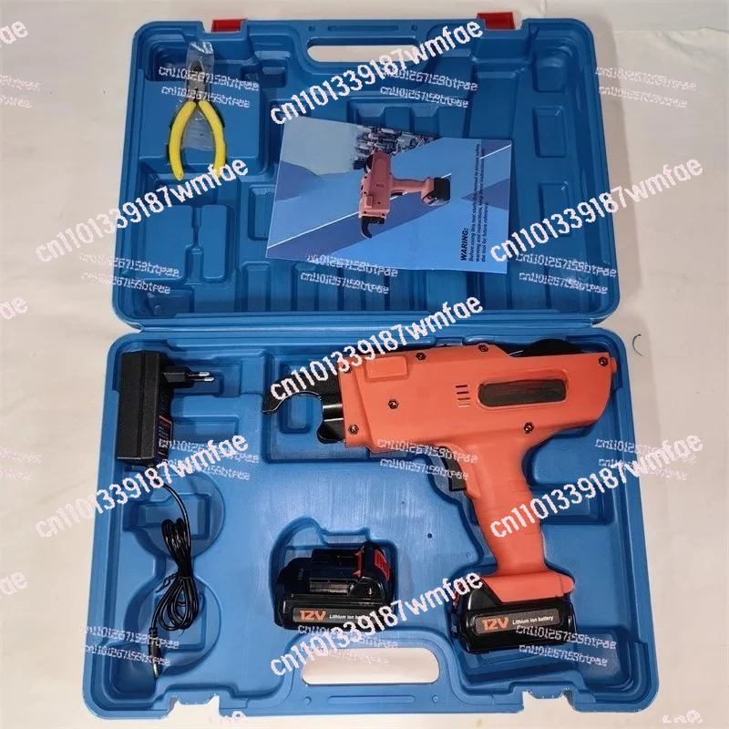

8-34 Automatic lithium battery type steel bar binding machine Battery construction site steel bar hook Handheld steel