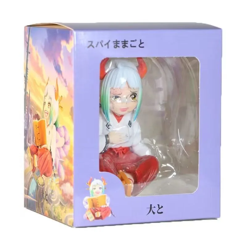 Figura de Anime Yamato de una pieza de 9cm, modelo versión Q, estatua de Pvc, decoración de escritorio, adorno periférico, regalo de cumpleaños, juguete para chico