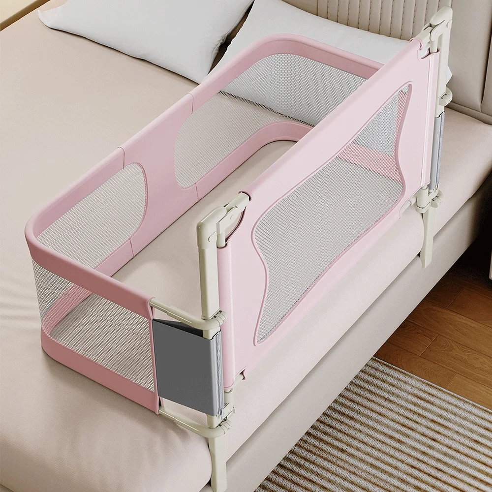 Cododo pour Bébé, Lit Pliant Bébé, Hauteur Réglable, Fenêtre en Maille Respirante et Visible, pour Les Bébés de 1 à 36 Mois