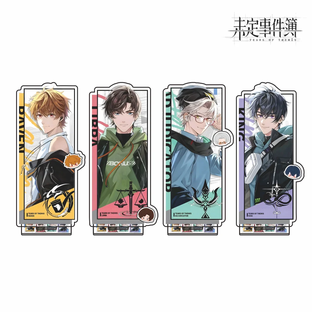 New Game Tears of Themis Luke Artem Vyn Marius Rectangular Acrylic Stand Keychain Figure Plate Desk Decoration Ornament Gifts