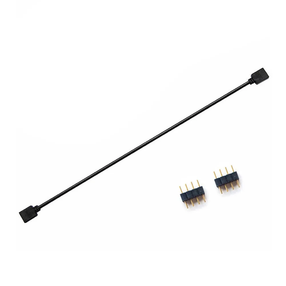 1 Tot 1 AURA RGB Verlengadapterkabel LED Light Strip 5V 3Pin/12V 4Pin AURA Verlengkabel Computer Accessoires 30cm voor ASUS