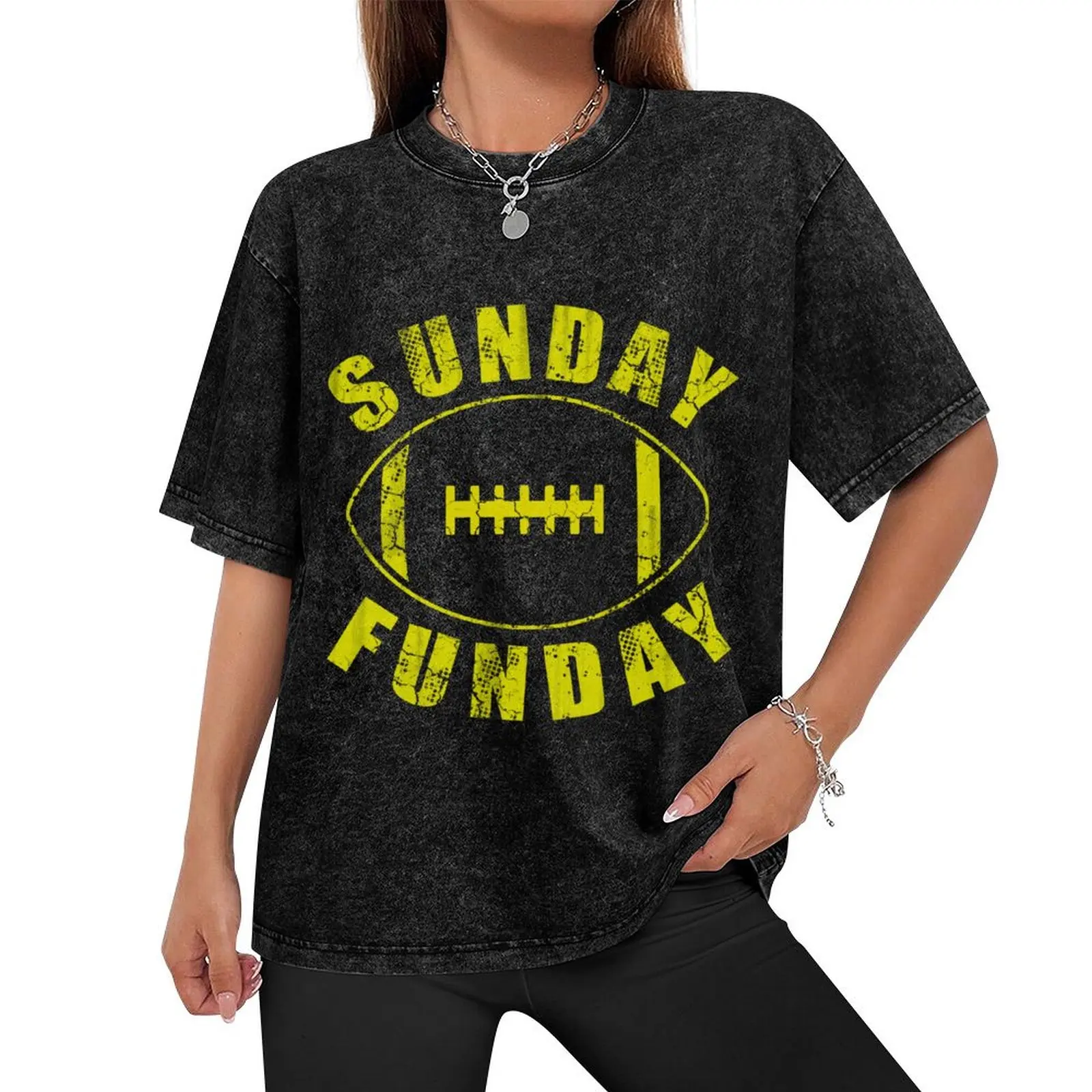 Sunday Funday Football T-Shirt vintage t shirts fashion shirts korean fashion cute clothes black t shirts for men