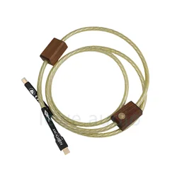 Nordost Gold Odin 7N silver plated USB cable DAC decoder audio heating cable A-B