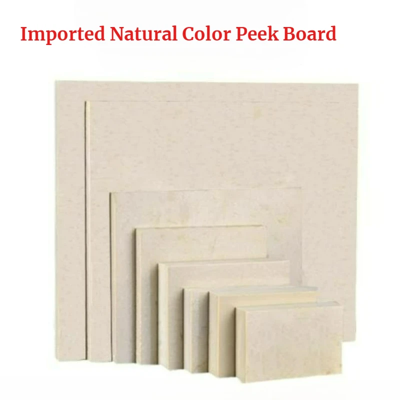 Thick 2mm~20mm Imported Natural Color Peek Board Anti-static Polyether Ether Ketone Board High Temperature Resistant Material