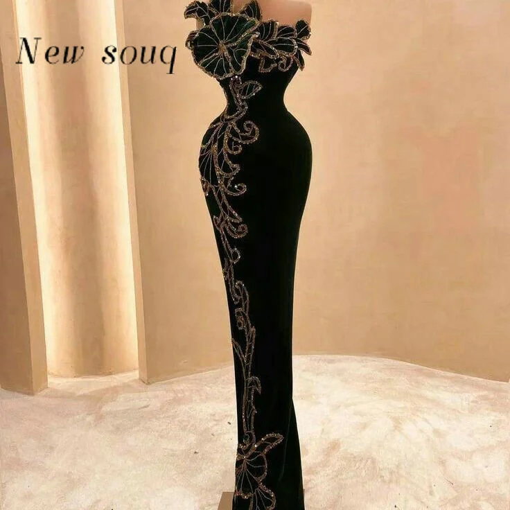 Shimmery Blackish Green Long Straight Fitted Evening Dresses with Glitter Beaded Sequins Formal Women\'s Fancy Dinner Party Gowns