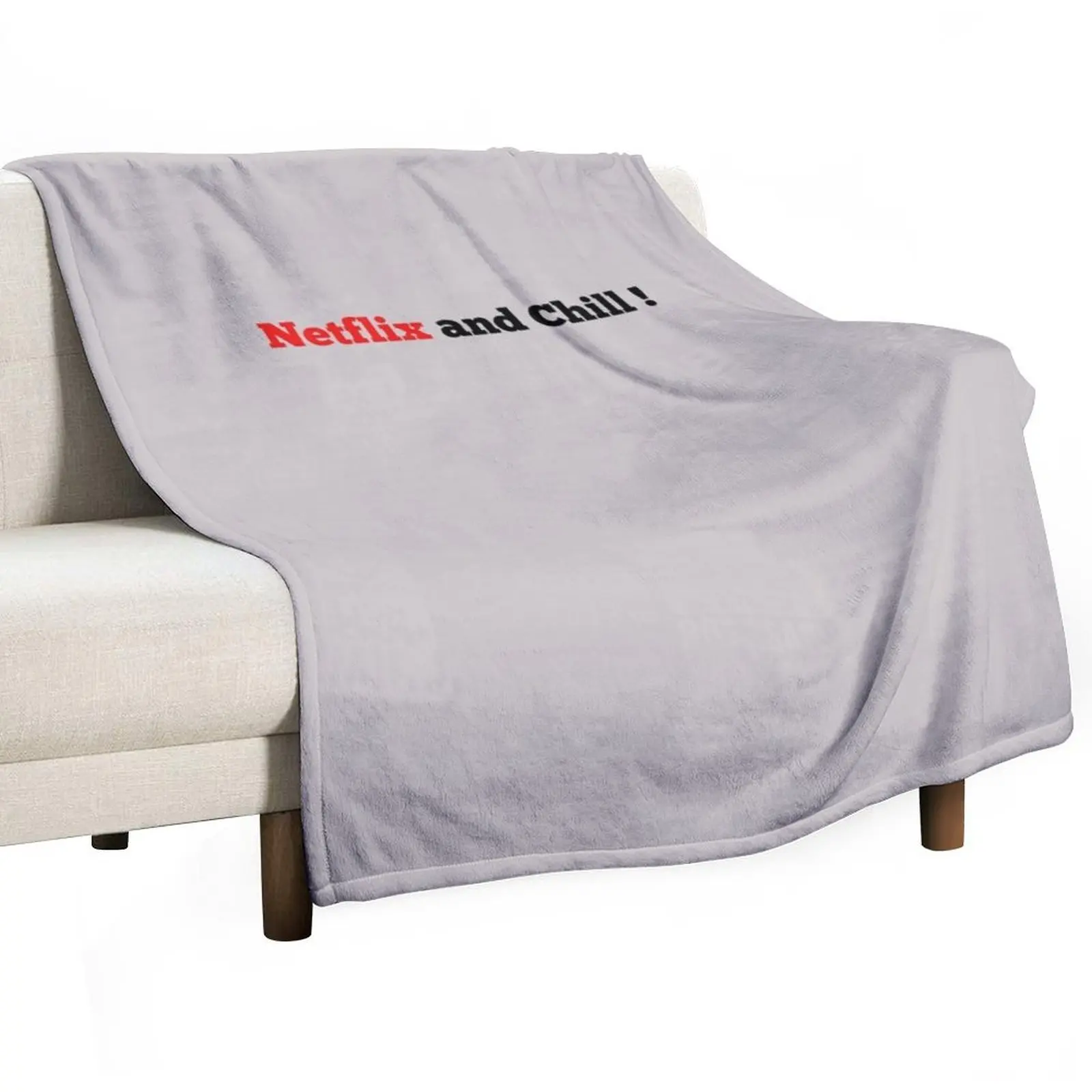 

Netflix and Chill T-shirt Throw Blanket Decorative Sofa valentine gift ideas Blankets