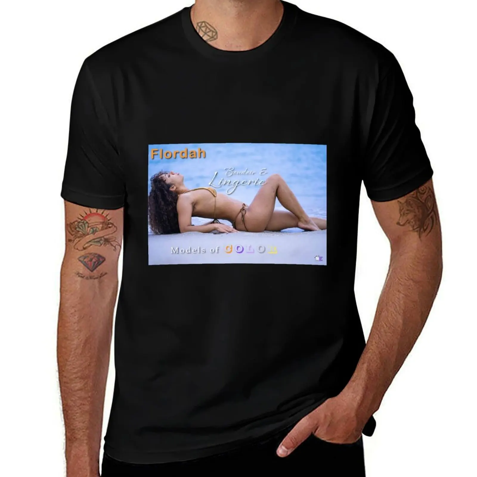 Boudoir & Lingerie Models of Color - Flordah T-Shirt man t shirt luxury T-Shirt
