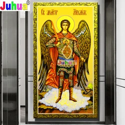 Diamond Mosaic Michael Archangel 5D Diy Diamond Painting Embroidery Art Full Kit Religious Oleg Olegov Cross Stitch Home Gift