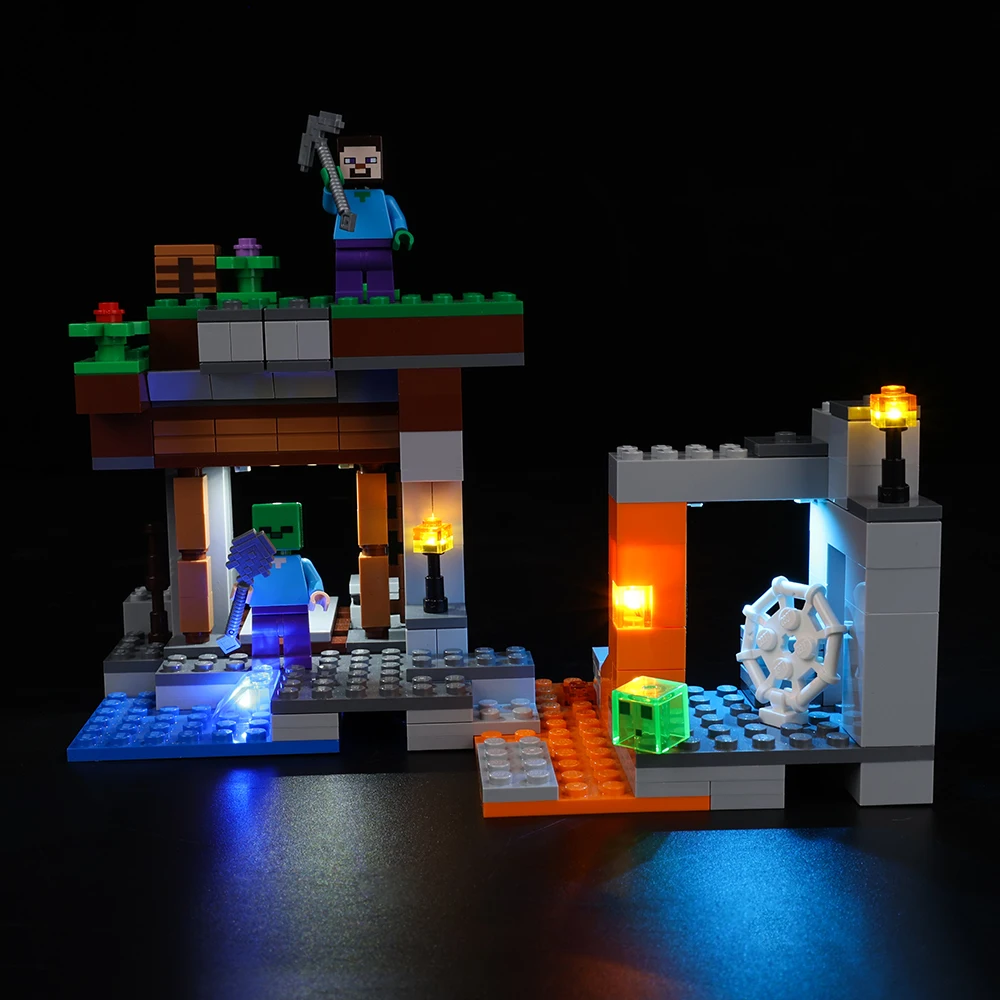 LED Light Kit For 21166 The Abandoned Mine DIY Toys Set (Not Included Building Blocks)