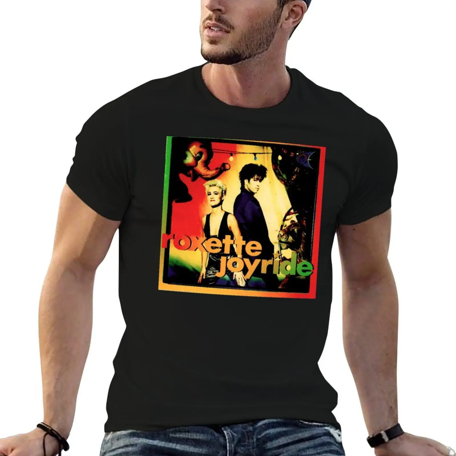 Camiseta Roxette Joyride, camisetas gráficas para hombre, camisetas de algodón para hombre, camisetas 100% para hombre, paquete de camisetas de algodón