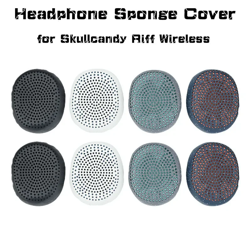 High-quality Headset Foam Cusion Replacement for Skullcandy Riff Wireless Skull Bluetooth Headset Sponge Cover Earmuffs