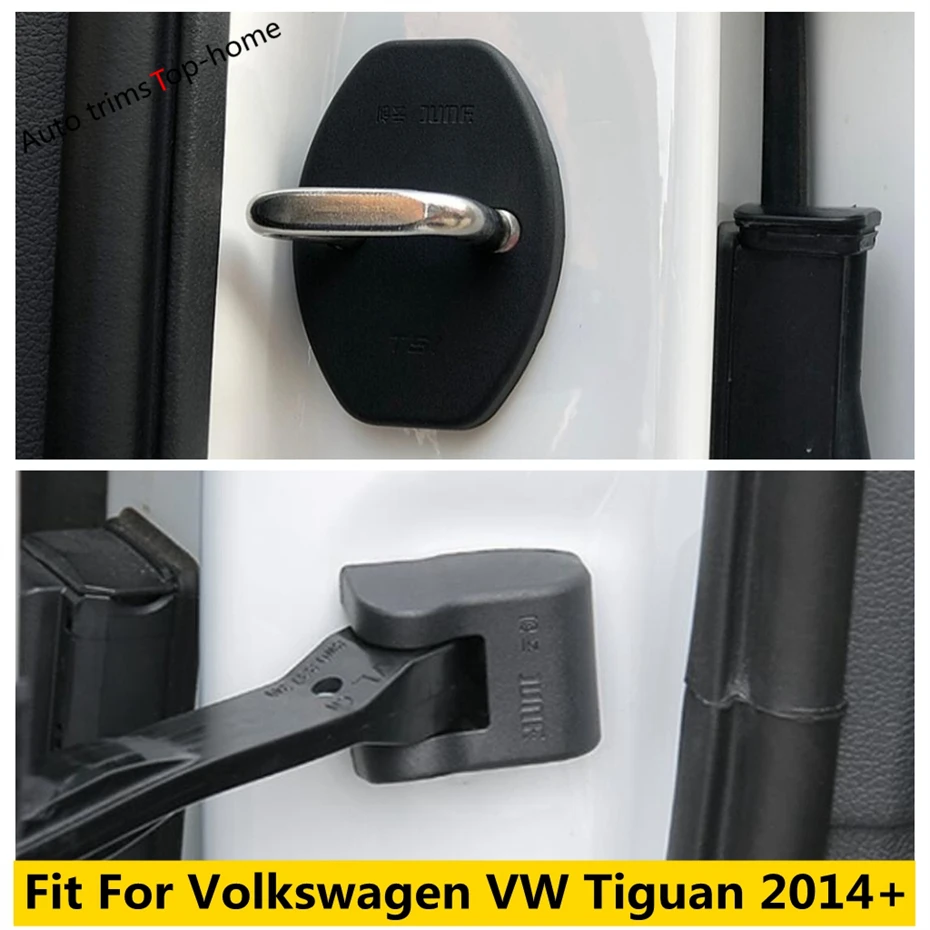 Inner Door Lock Protector / Stop Rust Waterproof Buckle Protector Cover Trim Accessories For Volkswagen VW Tiguan 2014 - 2022