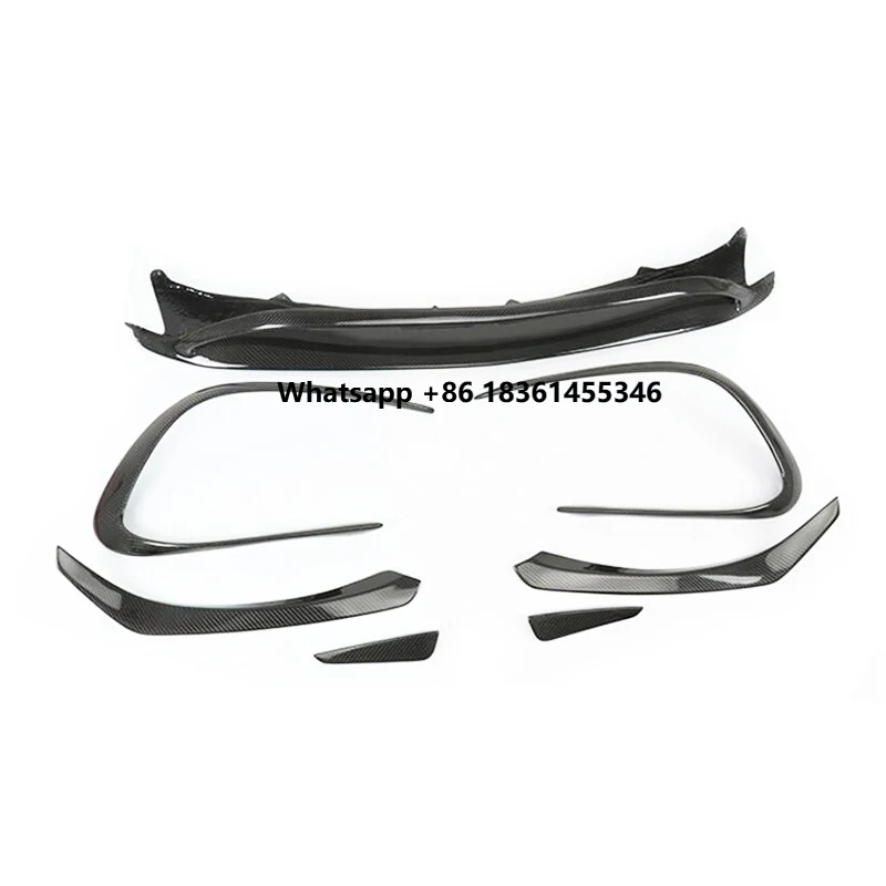 Style Carbon Fiber Front Lip for 2016-2019   Class W117 Bumper  Front Corner 250 45