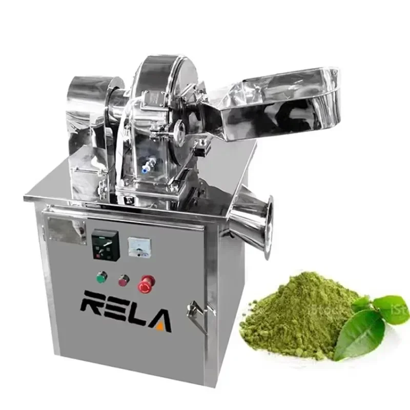 Industrial Dry Herb Tea Leaf Herbal Powder Grinder Pin Mill Grain Hammer Grinding Machine For Flour Rice Cassava Maize Wheat