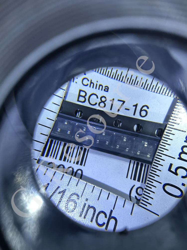 (100PCS) BC817-16,215 SOT-23 (Marking 6AW) 45V/500mA NPN patch triode