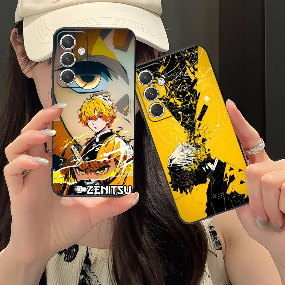 

Blade Extinction Zenitsu Phone Case for Samsung Galaxy S26 S25 S24 S23 S22 S21 S20 Note20 Plus FE Ultra Colorful Cover Pretty
