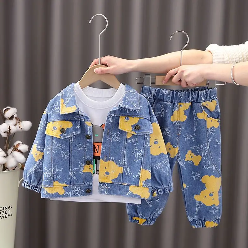 

1-6 Years Children Clothing Set Boys Casual Clothes Kids Fashion Tops And Pants 2 Pcs Baby Spring and Autumn Tracksuits