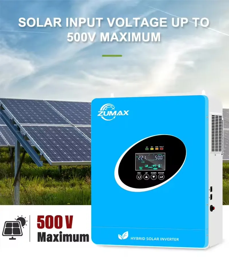 3.6 kw 4.6 kw 6.6 kw output grid-connected/off-grid solar inverter 24V 48V pure sine wave photovoltaic solar inverter