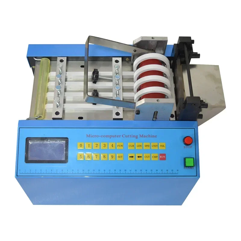 Micro-computer Shrink Tube Cutting Machine 110V/220V Heat Hose Cable Cutter Automatic wire cable tube cutting Machine MRD-100