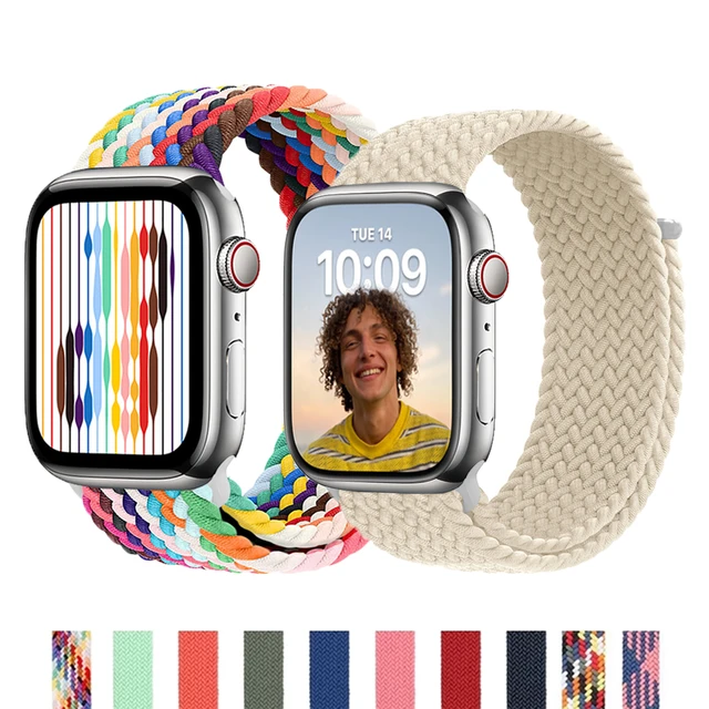 Apple Watch Nike|apple Watch Band 40mm-49mm - Nylon Solo Loop For Series  7/6/5/4/3/2/1