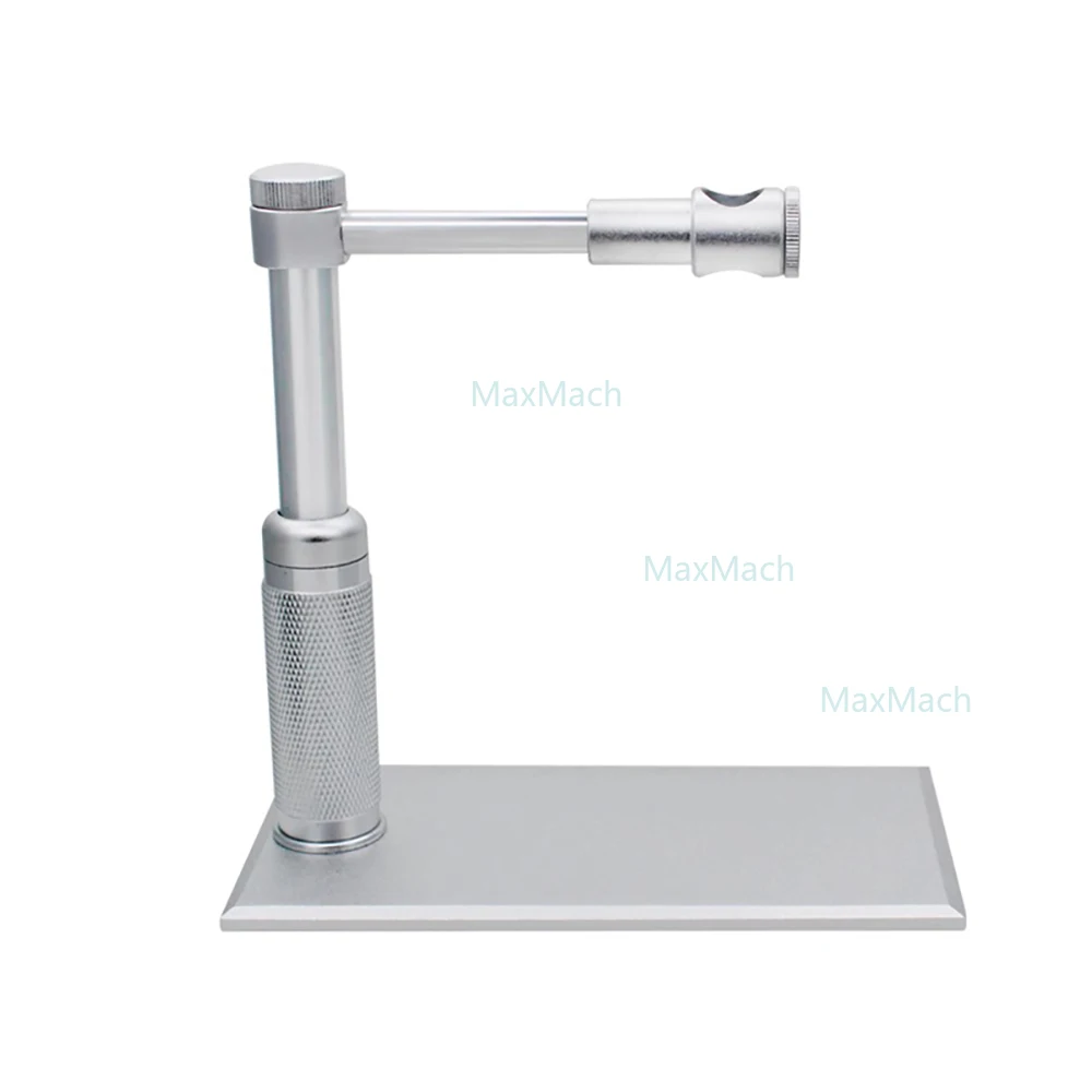 Digitaler Mikroskopständer im Stiftstil, 12 mm Durchmesser, Ausrüstungstesthalterung, verstellbarer Halter aus Edelstahllegierung und Aluminium