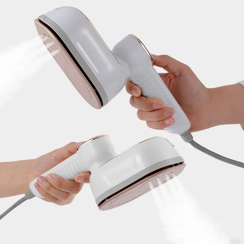 Handheld Steam Iron Foldable Garment Steamer 1200W Power Portable 3 Speed Steamer LCD Display Touch Screen Rotary Electric Iron
