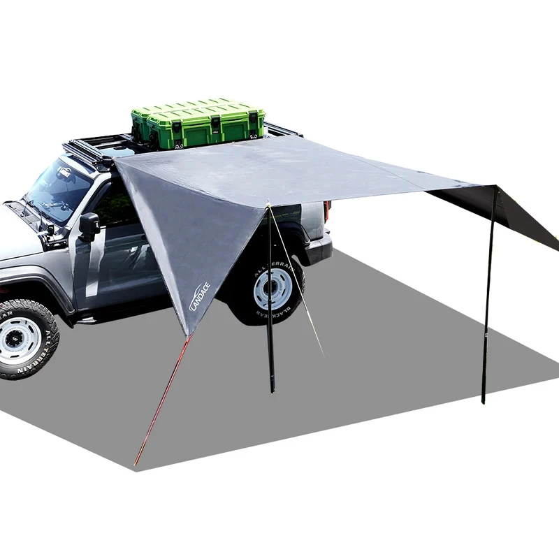 

400D Oxford Waterproof Car Side Awning, Roof Rack Mounted Outdoor Camping Canopy